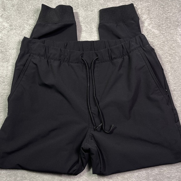 Old Navy StretchTech Black Jack Men's Joggers Large Drawstring Athletic Pants - Picture 1 of 13